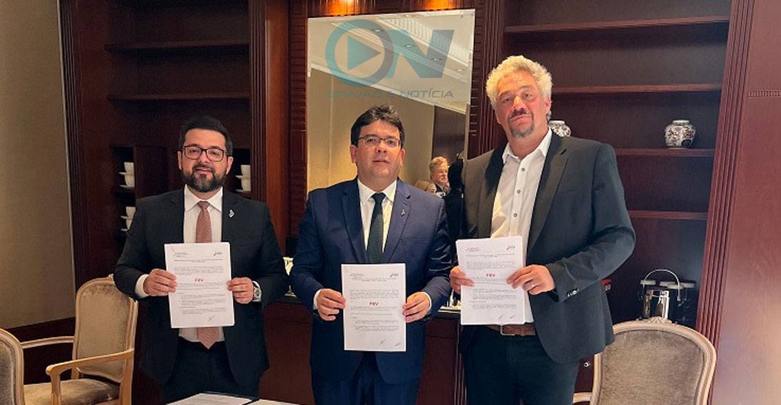 Rafael Fonteles assina com empresa da Alemanha acordo para pesquisar hidrogênio verde no Piauí
